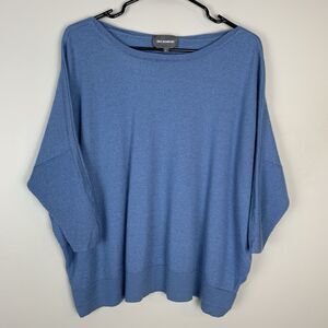 Eric Bompard Sweater Womens Large 100% Cashmere Knit Pullover Long Sleeve